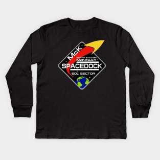 Earth Station McKinley TNG Kids Long Sleeve T-Shirt